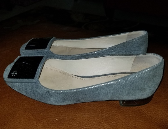 Tory Burch grey flats - Picture 1 of 3